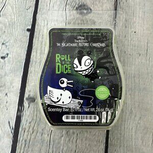 New Scentsy Wax Bar Disney Nightmare Before Christmas Roll the Dice Duck Barrel